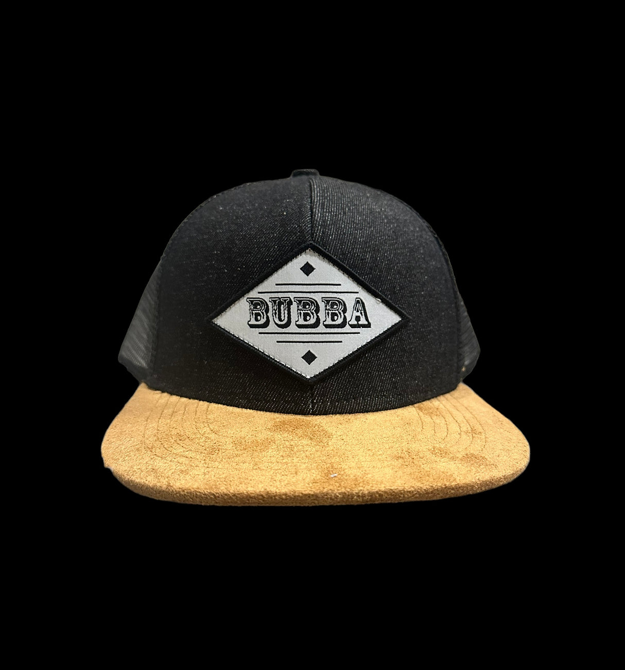 Black/Tan Suede Bubba Hat