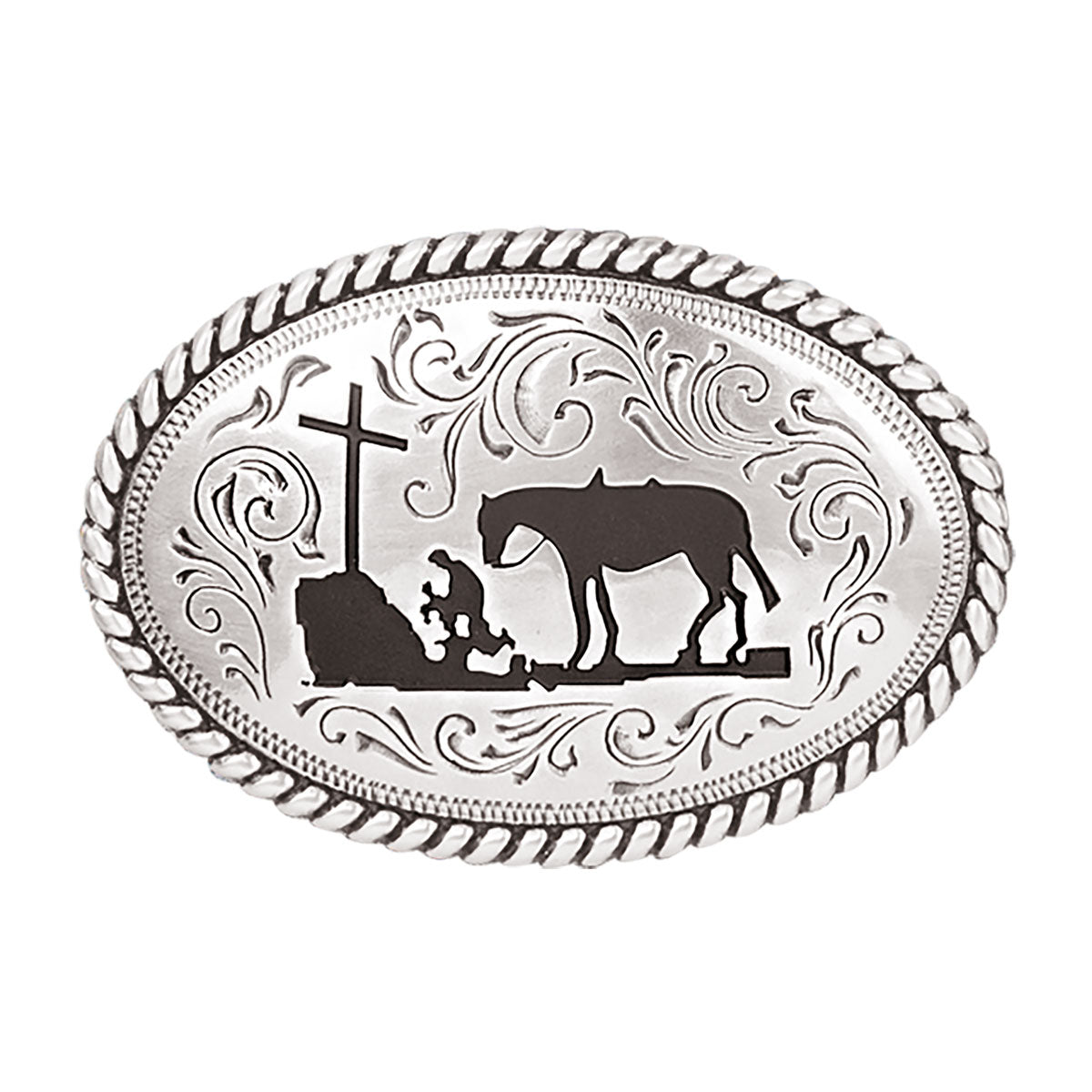 Cowboy Prayer Youth Buckle