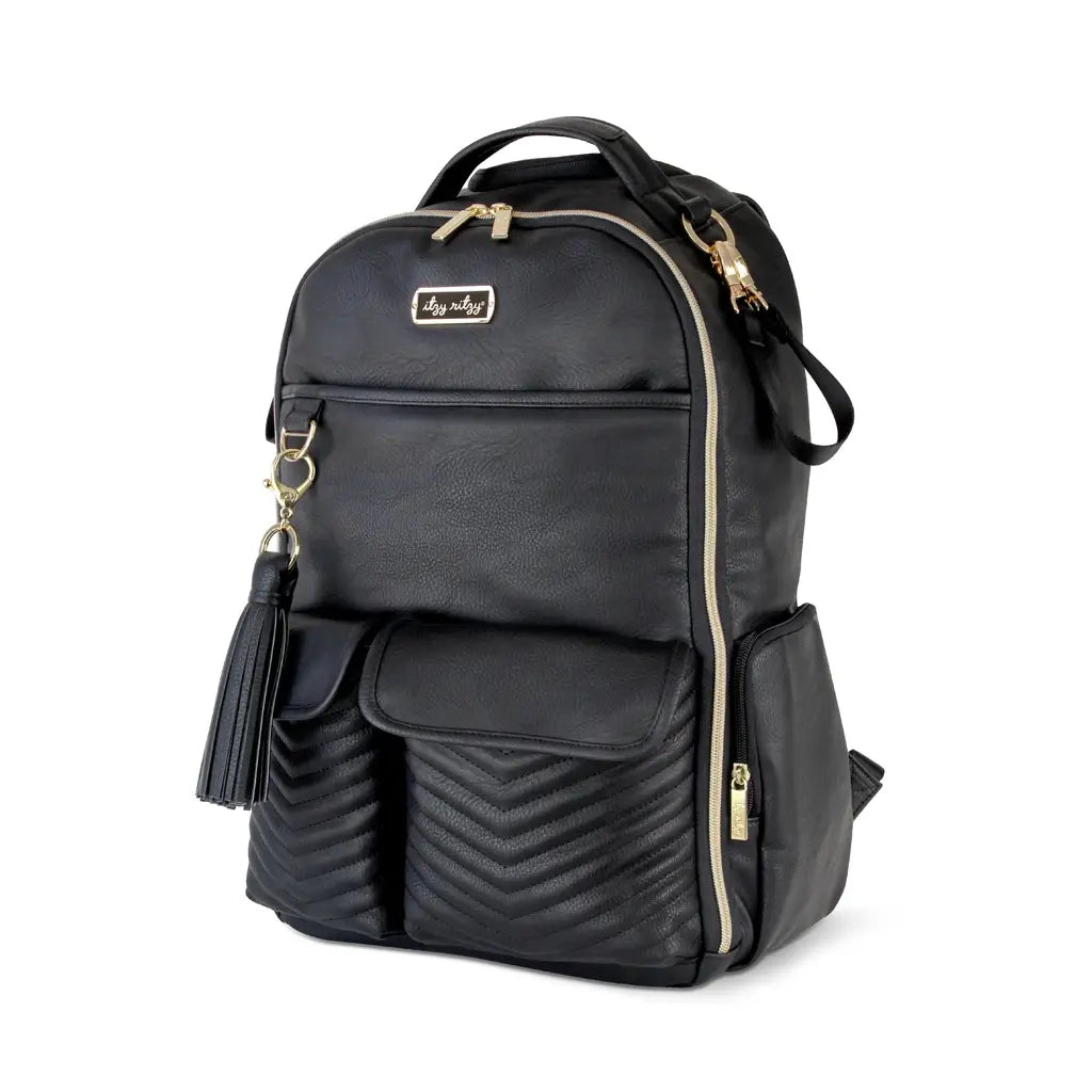 Jetsetter Black Boss Diaper Bag Backpack