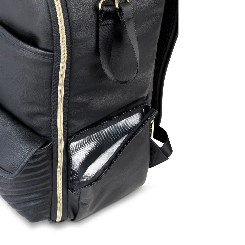 Jetsetter Black Boss Diaper Bag Backpack