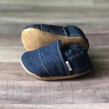Denim Moccasins