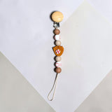 Neutral Baseball Glove Paci Clip