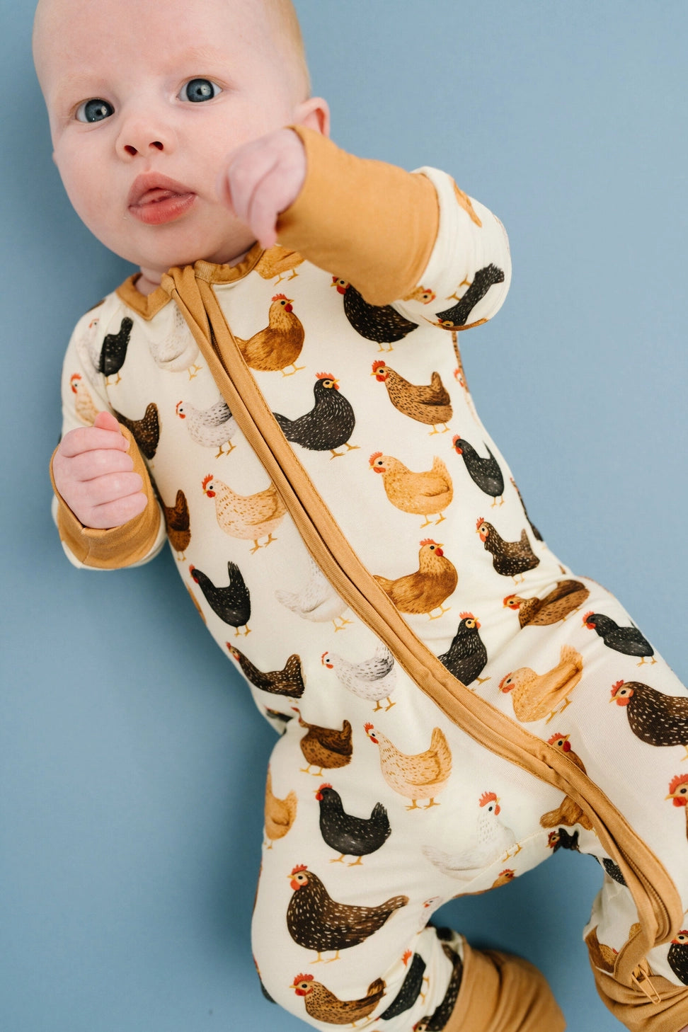 Backyard Chickens Bamboo Zipper PJ’s