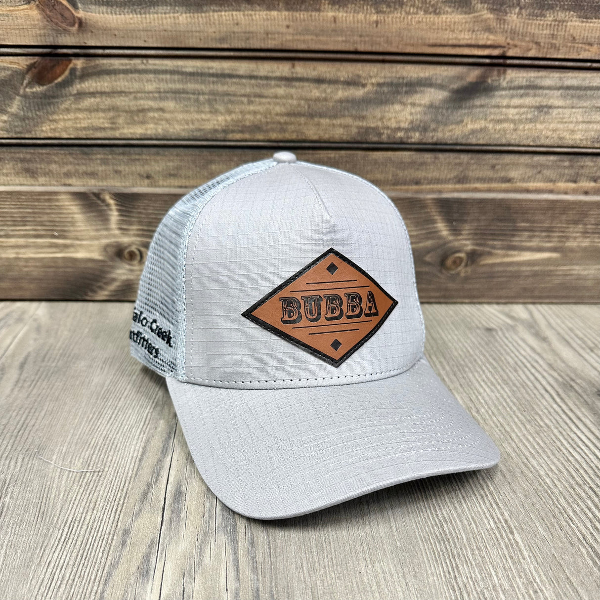 Grey Curved Bubba Hat