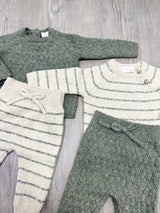 Knit Basil Stripe Sweater Set