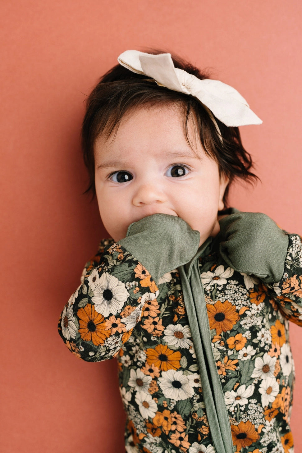 Rustic Blooms Bamboo Zipper PJ