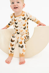 Backyard Chickens Bamboo 2-Piece PJ Set