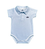 Blue Stripe Polo Onesiee