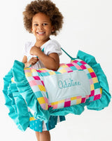Girl Check Nap Mat - PREORDER