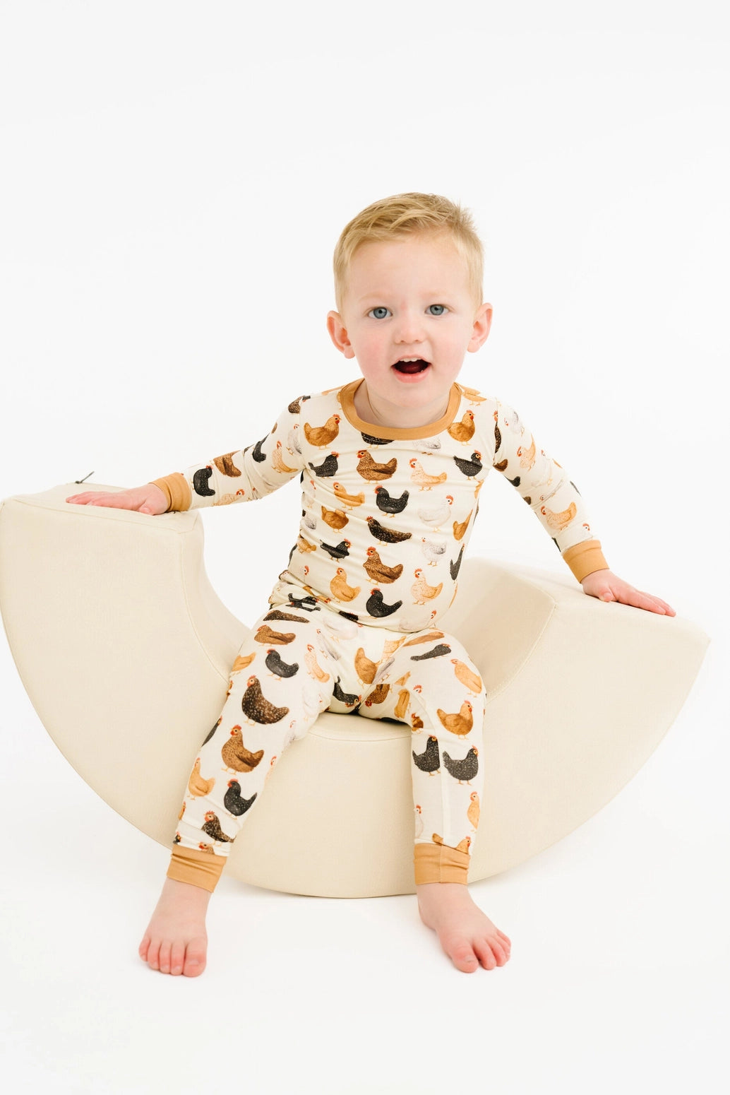 Backyard Chickens Bamboo 2-Piece PJ Set