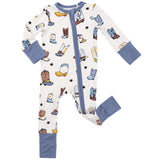 Blue Boots 2-Way Zipper PJ’s