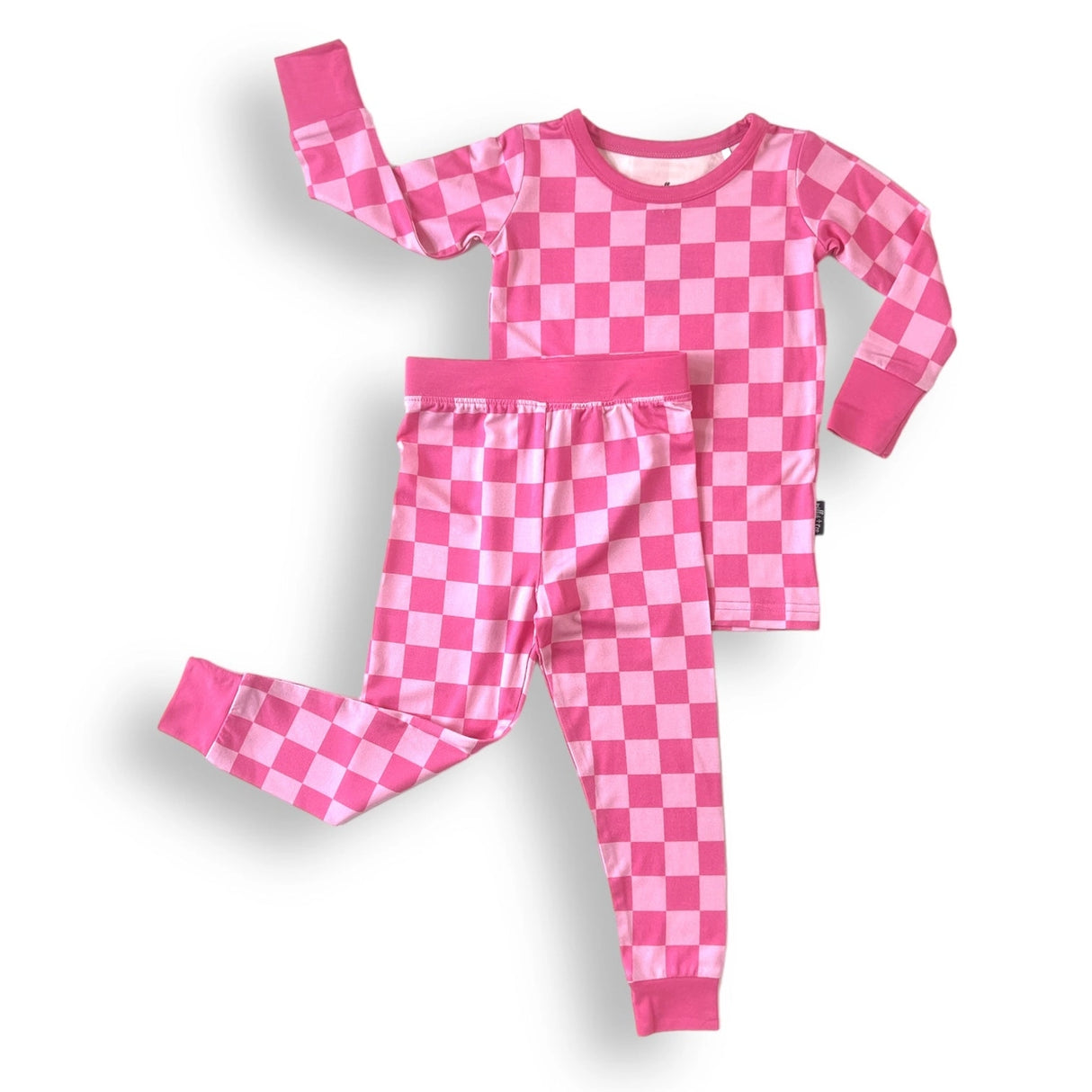 Pink Checkered 2-Piece PJ’s