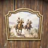Cowboys Ride Canvas Photo