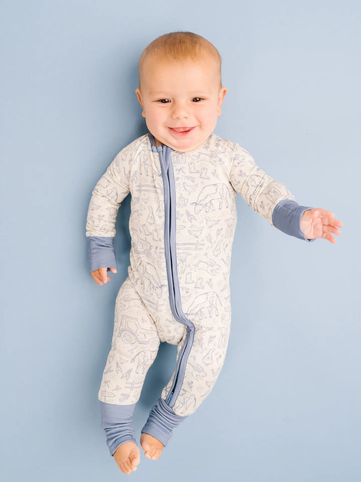 Sweet Homestead Bamboo Zipper PJ