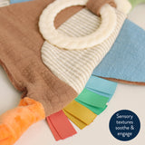 Mallard Duck Itzy Friends Crinkle Lovey