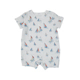 Sailboat Polo Shortie Romper