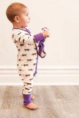 Geaux Tigers 2-Way Zipper Pj’s