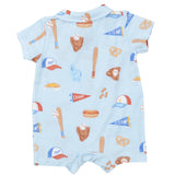 Baseball Polo Shortie Romper