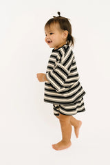 Midnight Stripe Slouchy Set