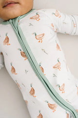 Puddle Ducks Bamboo Zipper PJ’s