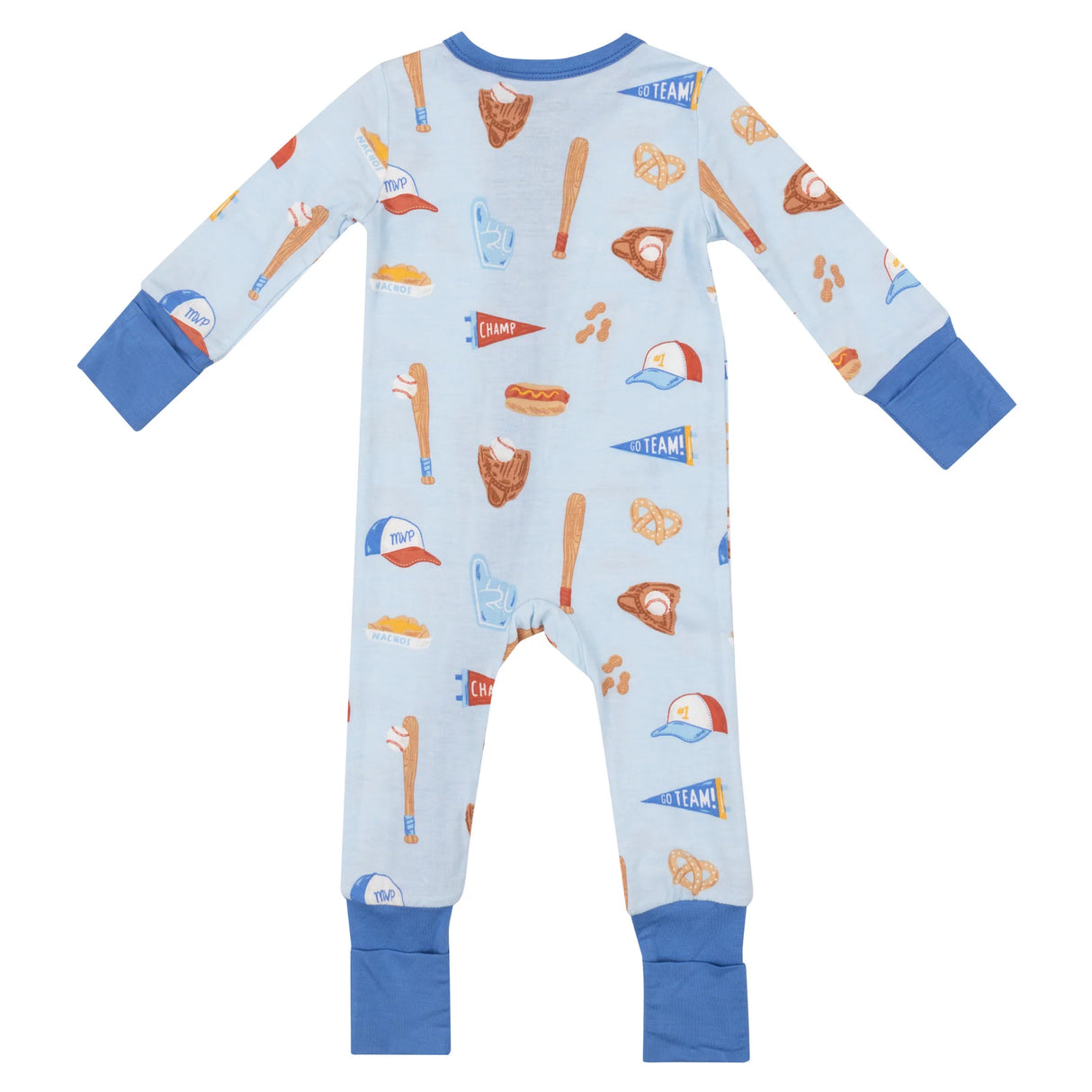 Baseball 2-Way Zipper PJ’s