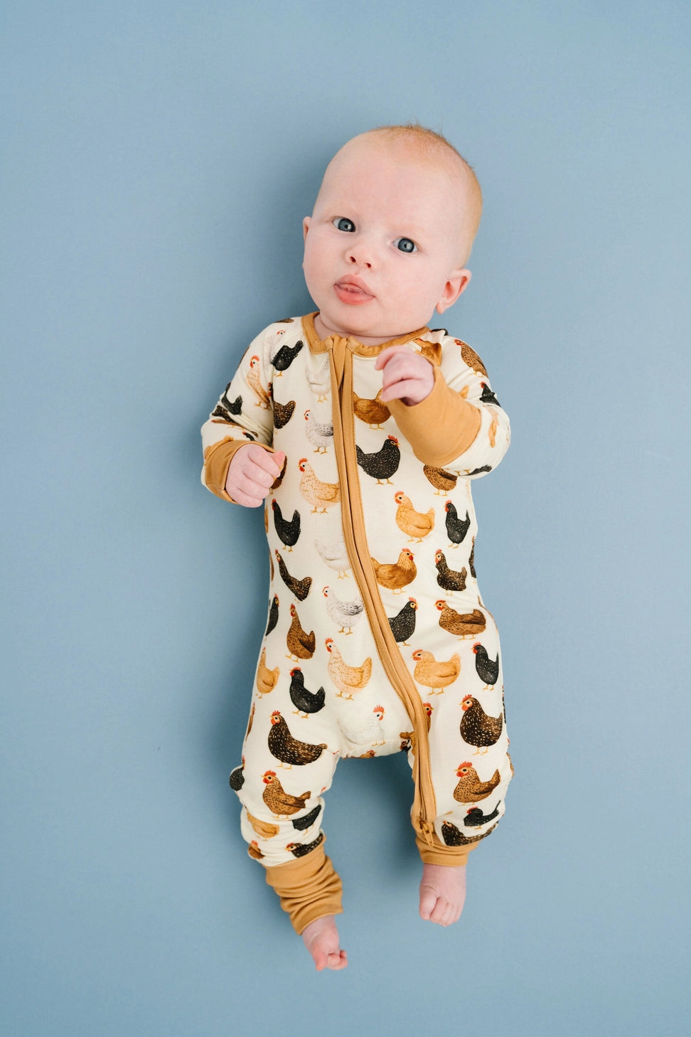 Backyard Chickens Bamboo Zipper PJ’s