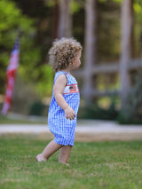 4th of July Flag Smocked Jon Jon