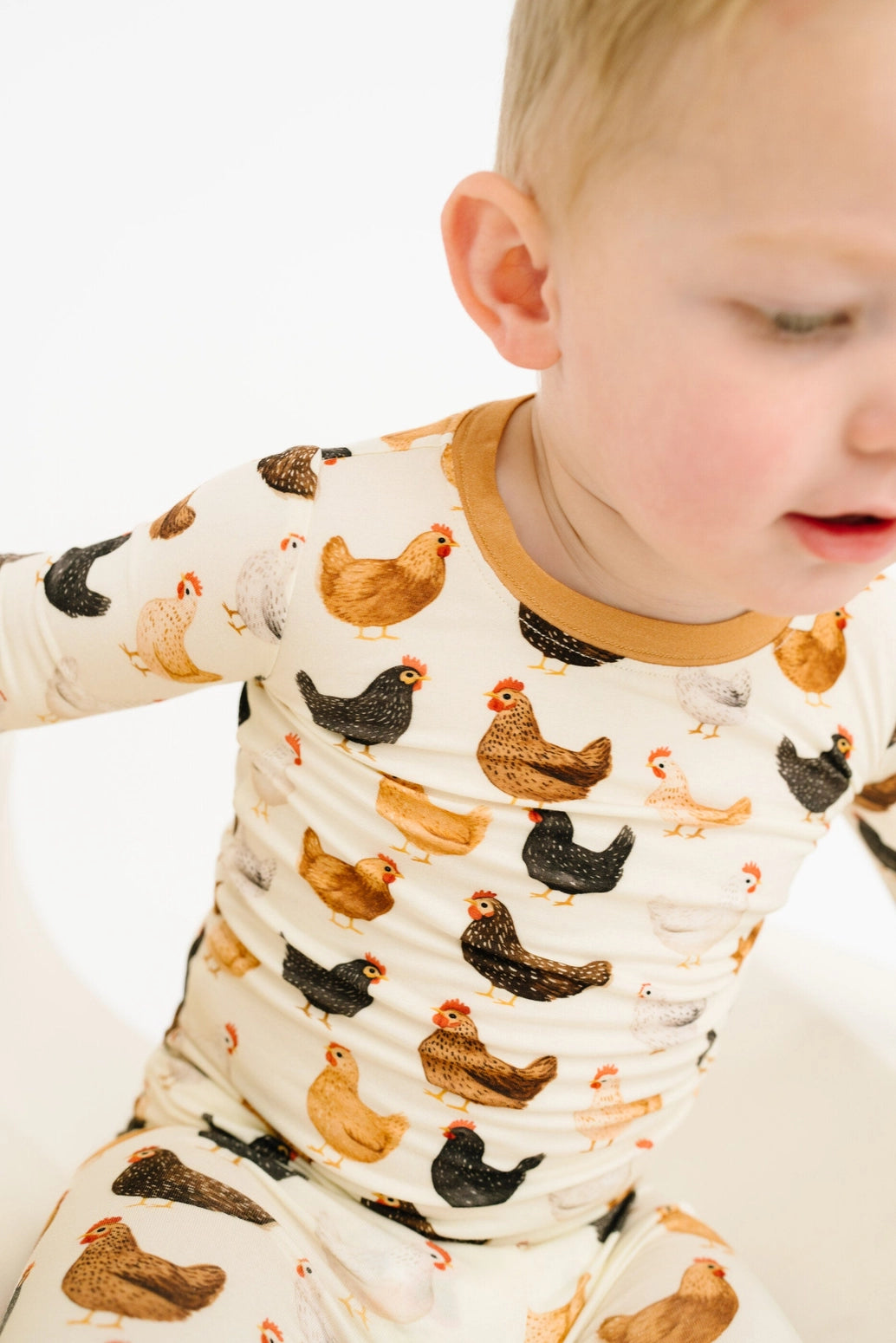 Backyard Chickens Bamboo 2-Piece PJ Set