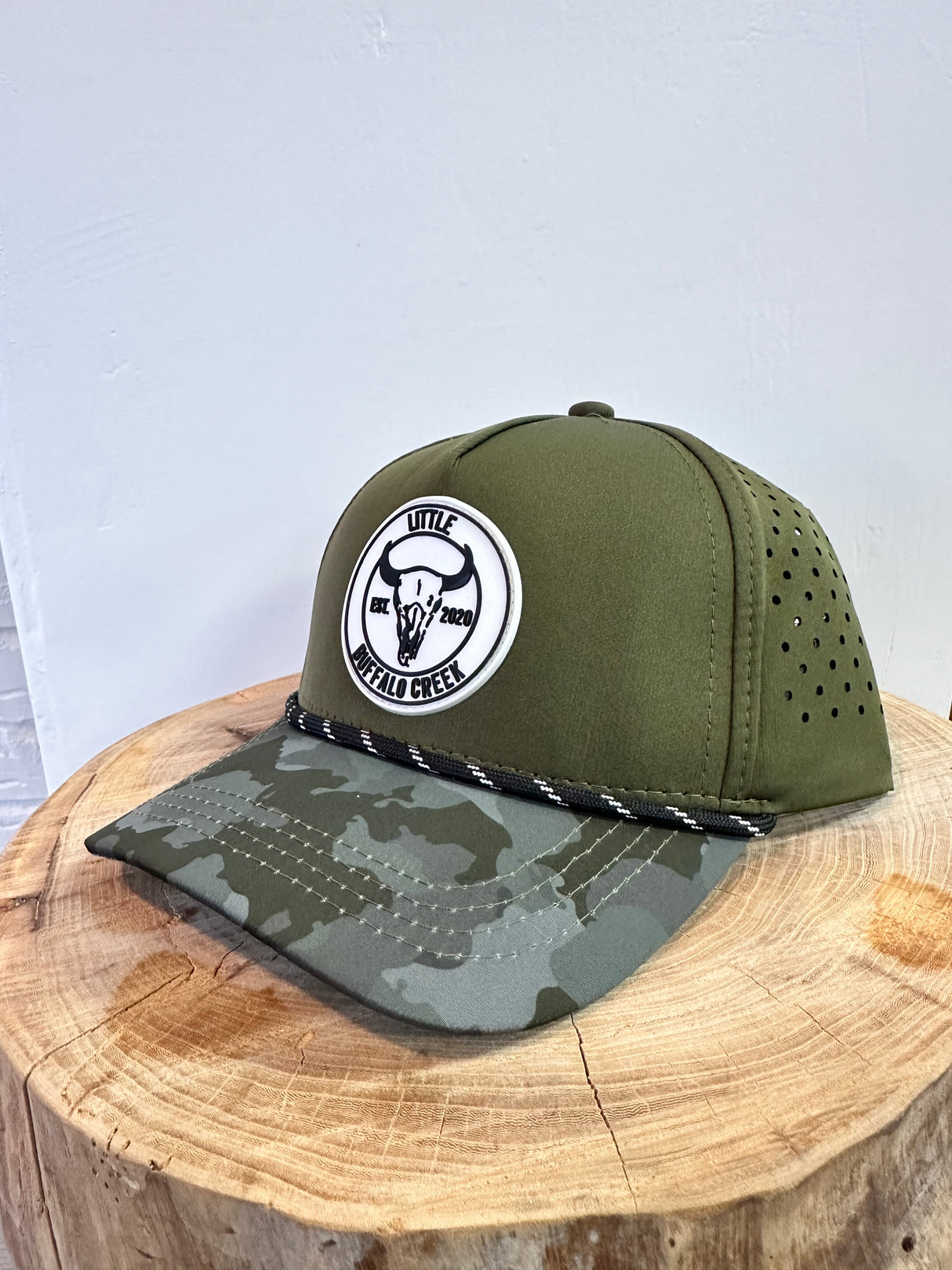 Green Water Repellent Logo Hat