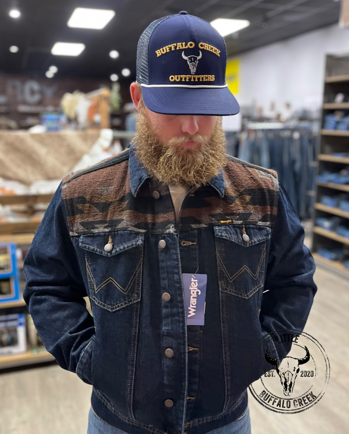 Navy Buffalo Creek Outfitters Hat