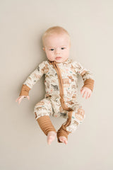 Noah’s Ark Bamboo Zipper PJ’s