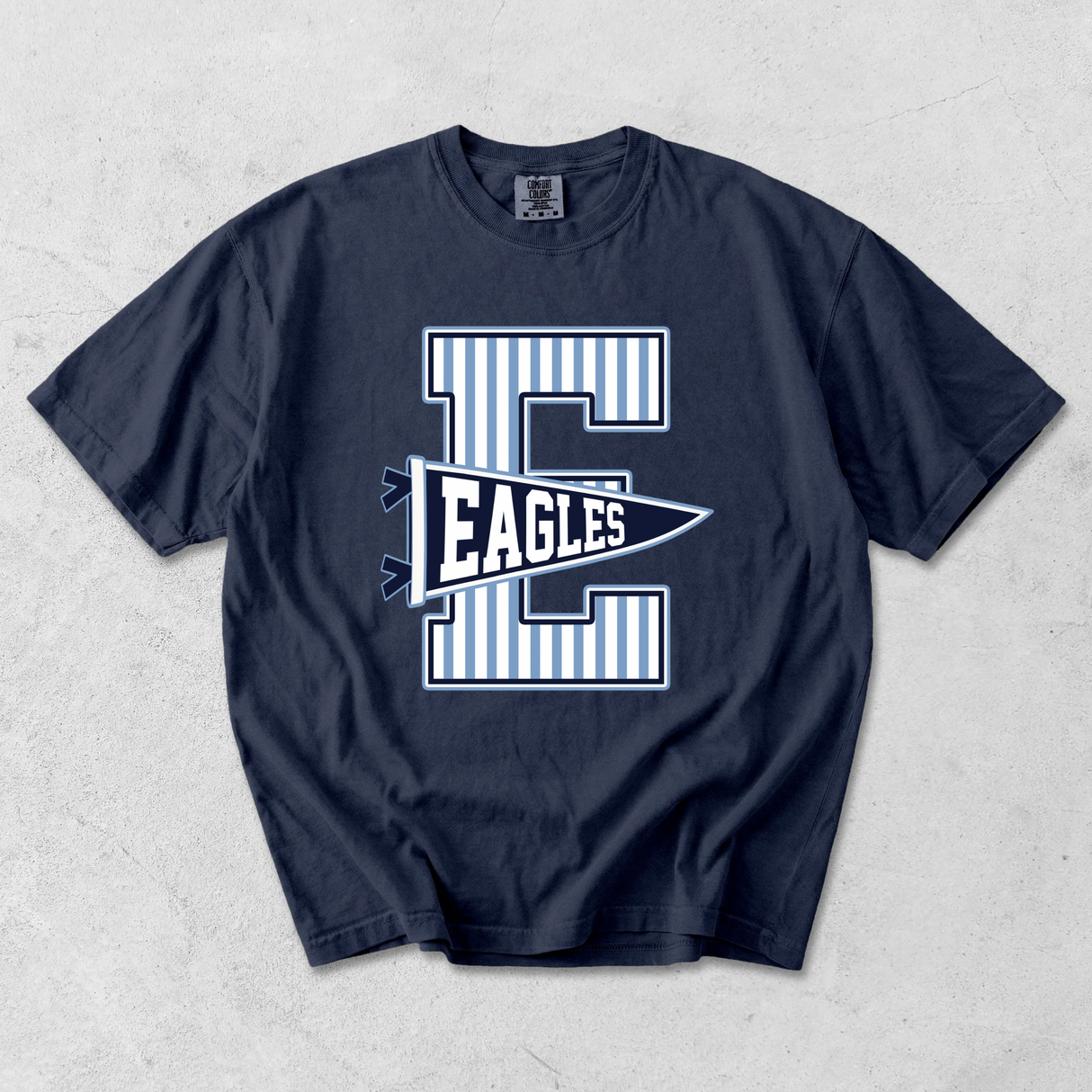 Pinstripe Eagles Tee