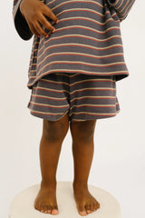Graphite Stripe Slouchy Set