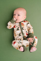 Cozy Gnomes Bamboo Zipper PJ’s