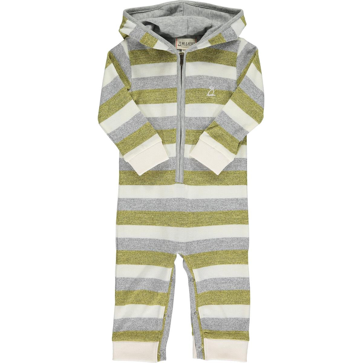 Burden Green Hooded Romper