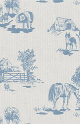 Blue Farm Toile Ribbed Bamboo Sleep Sack