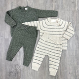 Knit Basil Stripe Sweater Set