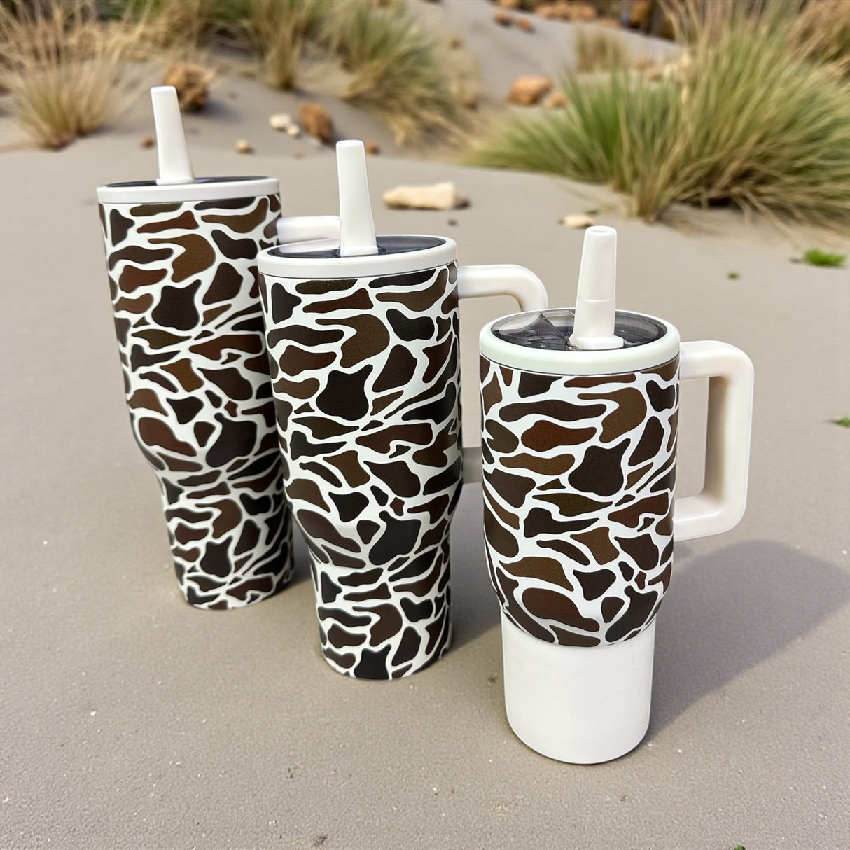 Duck Camo Insulated Flip Lid Tumbler