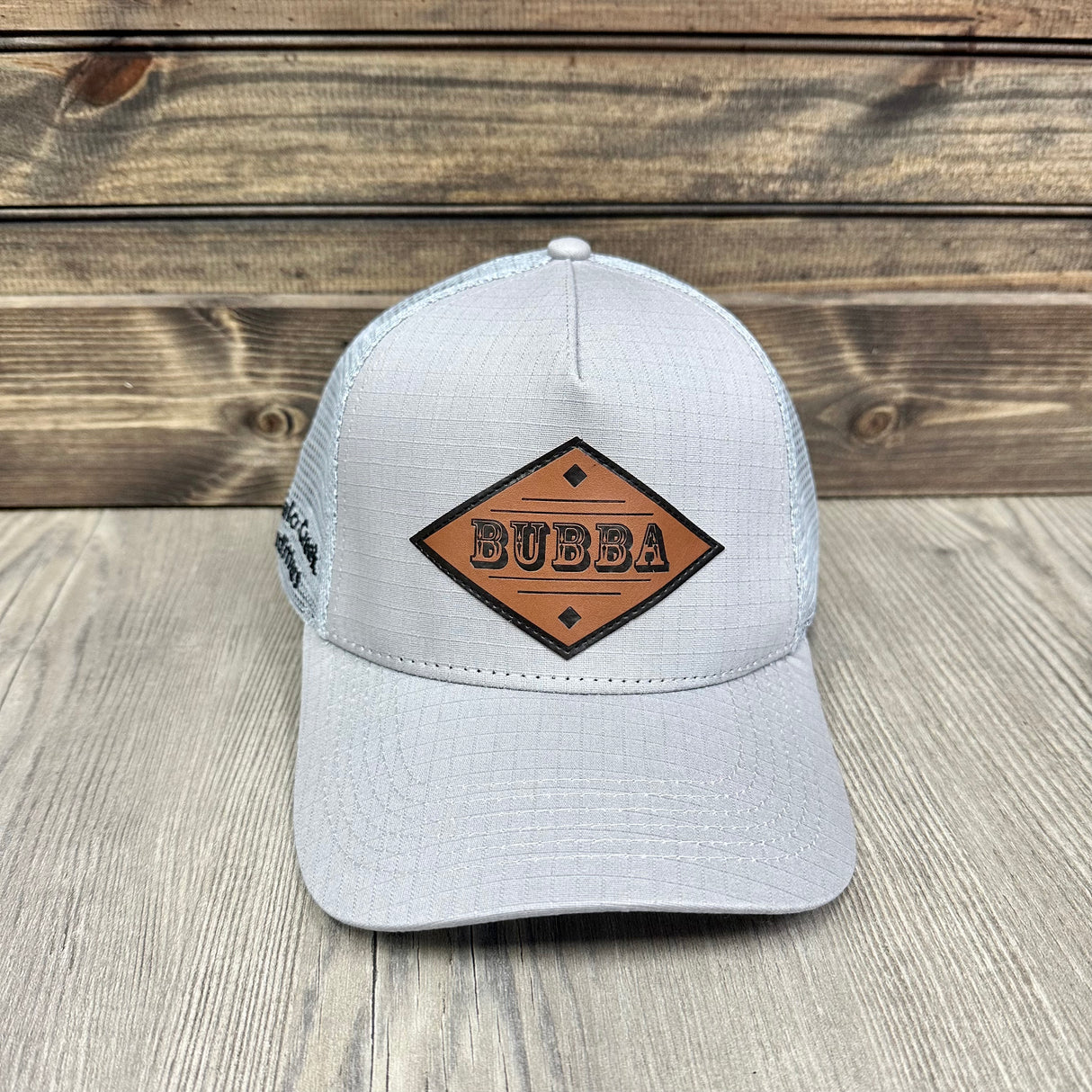 Grey Curved Bubba Hat