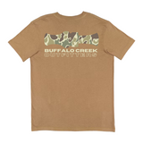 Retro Camo Duck Call Tee - Coyote Brown
