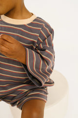 Graphite Stripe Slouchy Set