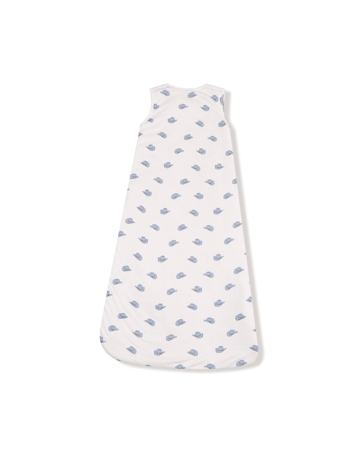Baby Cowboy Hats Blue Ribbed Bamboo Sleep Sack