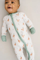 Puddle Ducks Bamboo Zipper PJ’s