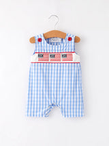 4th of July Flag Smocked Jon Jon