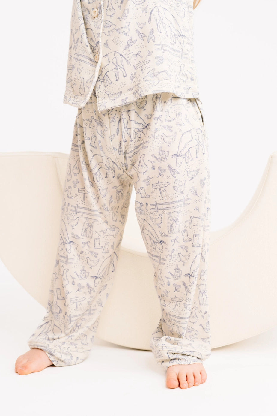 Sweet Homestead Bamboo 2-Piece Button-up PJ Set