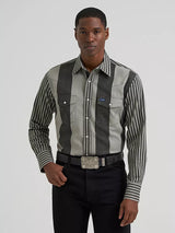 Vintage Brushpopper Black/Grey Pearl Snap