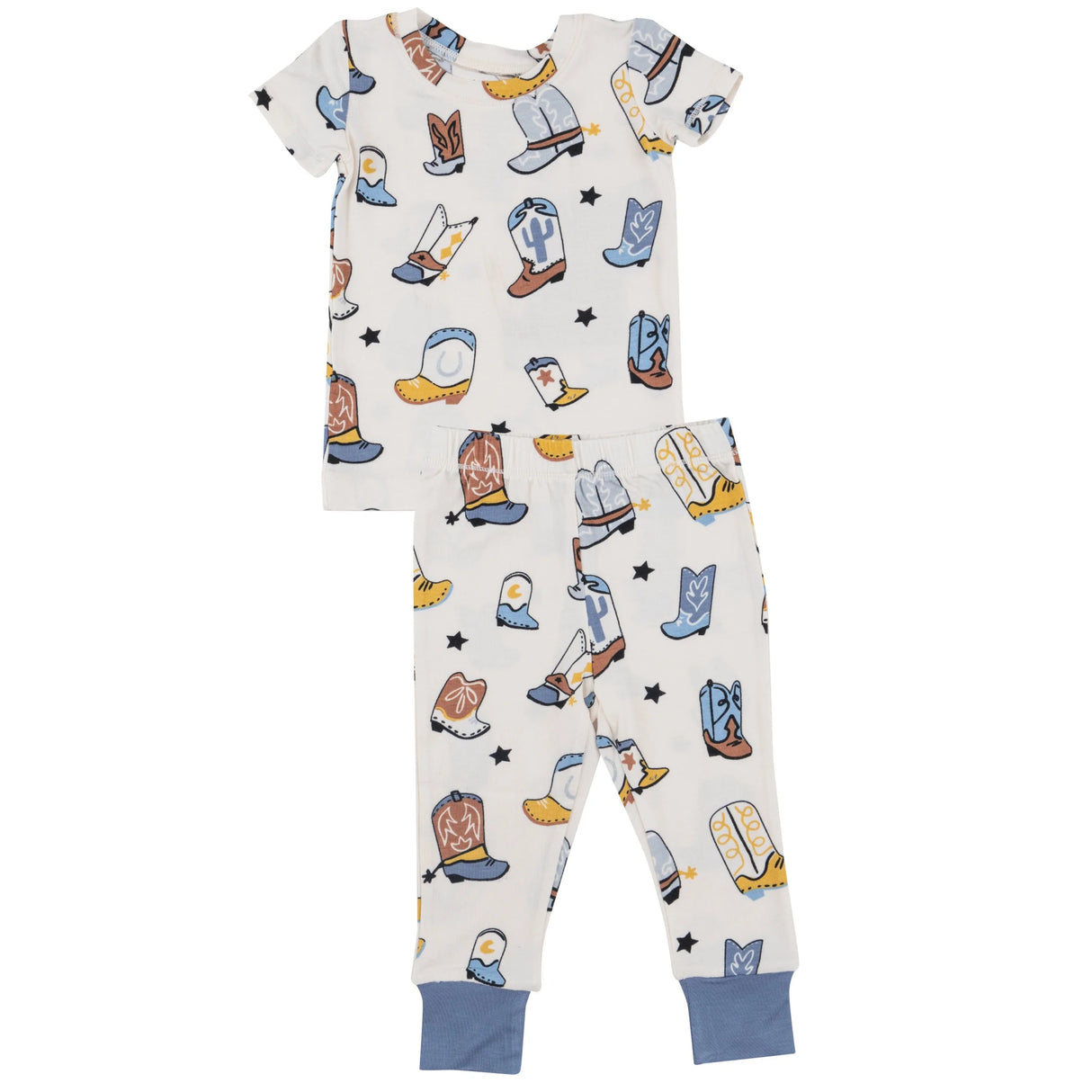 Blue Boots 2-Piece PJ Set