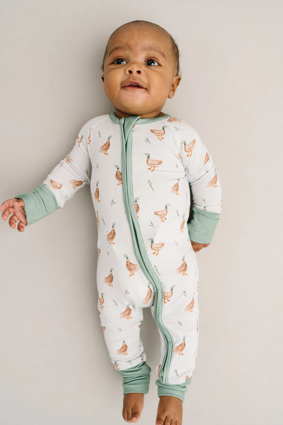 Puddle Ducks Bamboo Zipper PJ’s