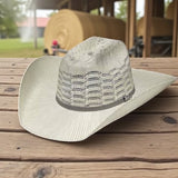 Adult Twister Bangora Grey Band Cowboy Hat