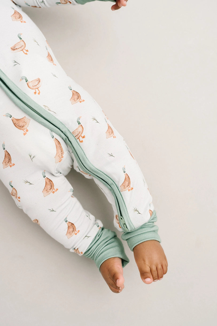 Puddle Ducks Bamboo Zipper PJ’s